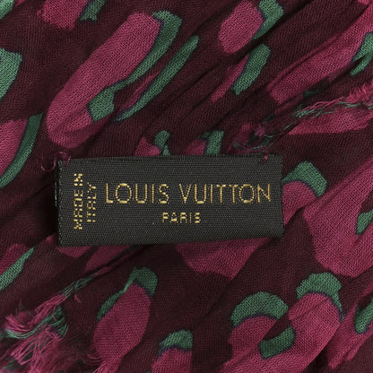 Louis Vuitton Cotton Leopard Stole 3 of 4