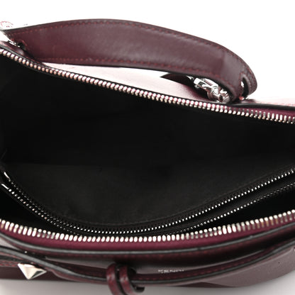 Fendi Vitello Dolce Flowerland Studded Medium By The Way Boston Bag Bordeaux Multicolor 8 of 12