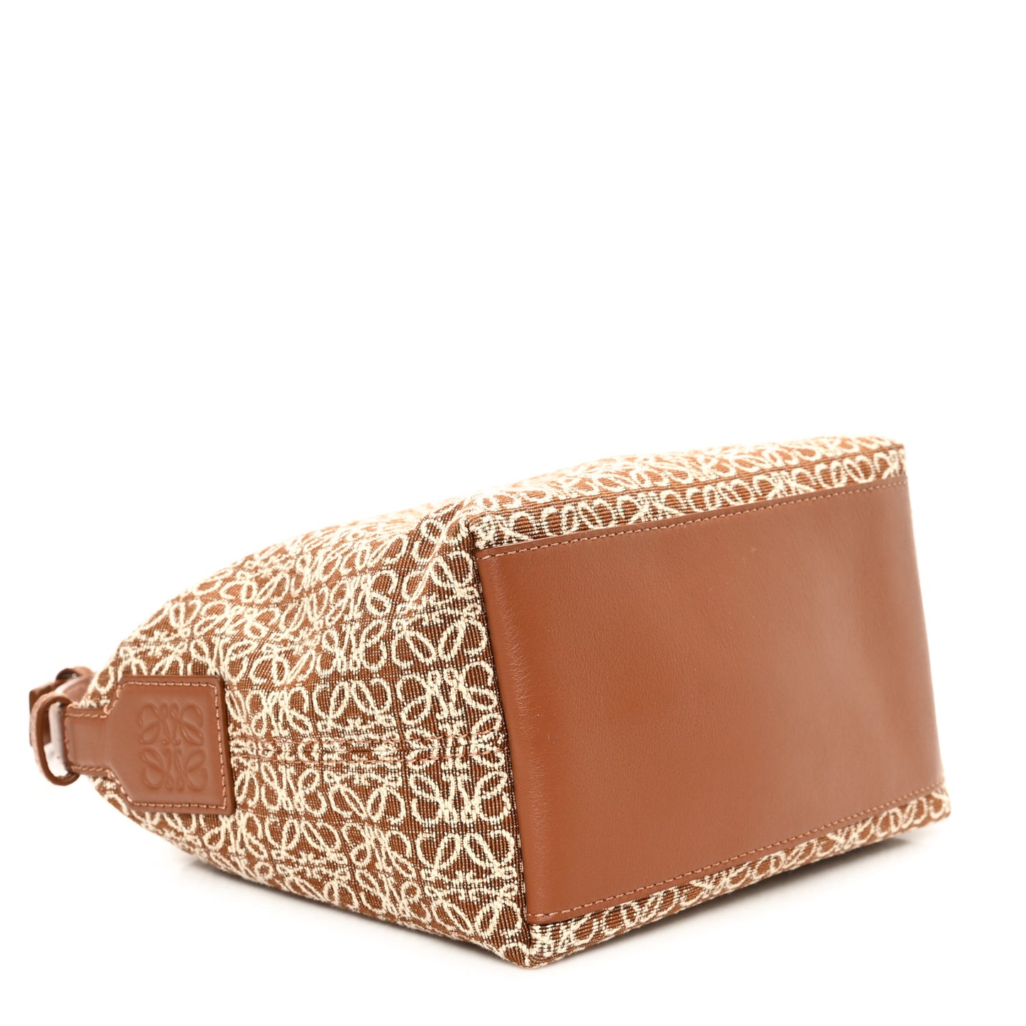 Jacquard Anagram Calfskin Small Cubi Bag Tan Pecan