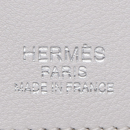 Hermes Swift Ghillies Birkin 35 White Gris Perle 28 of 34
