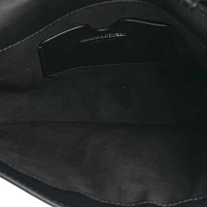 Alexander McQueen Calfskin The Story Shoulder Bag Black Pink 5 of 8