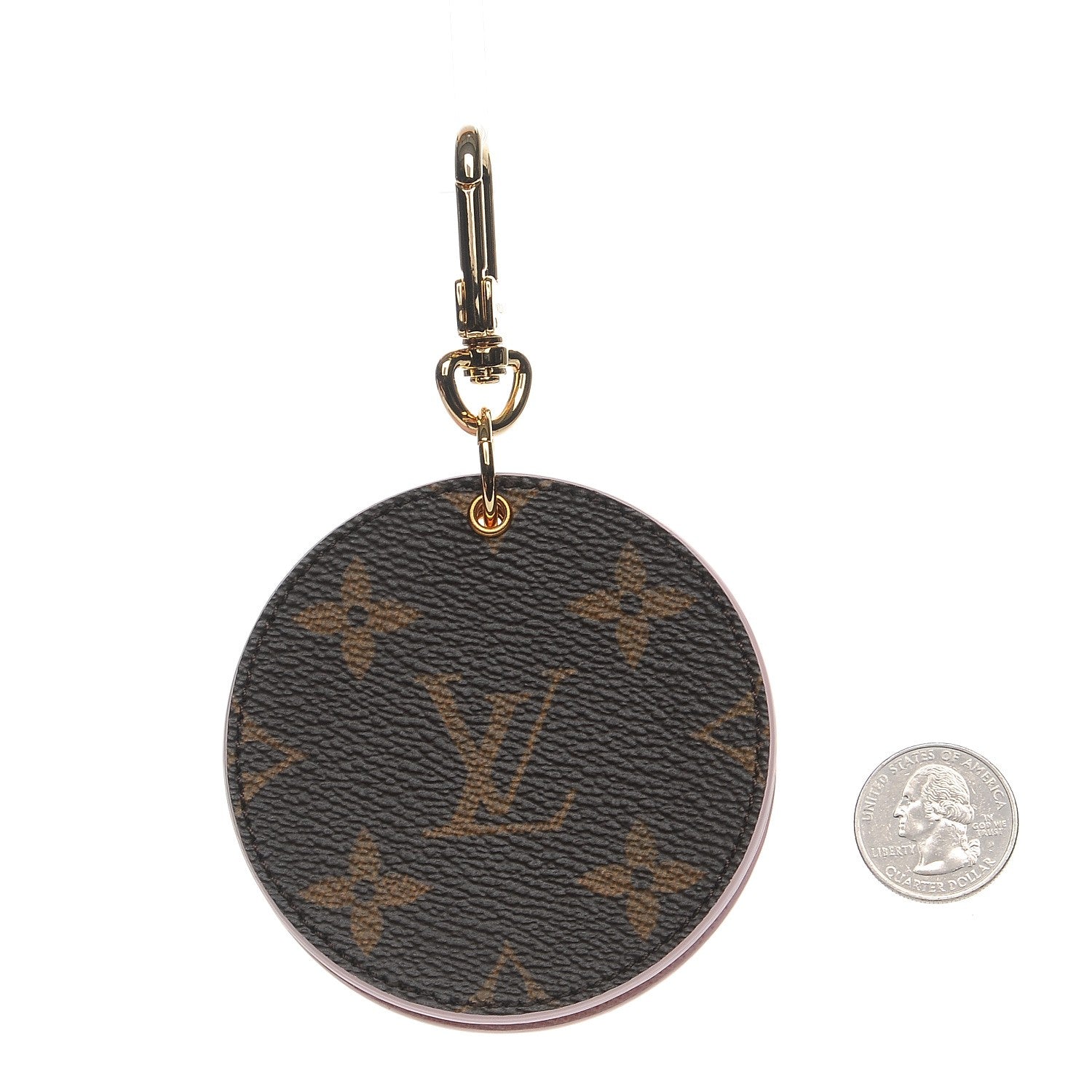 Louis Vuitton Monogram LV Mirror Key Holder Rose Ballerine 2 of 6