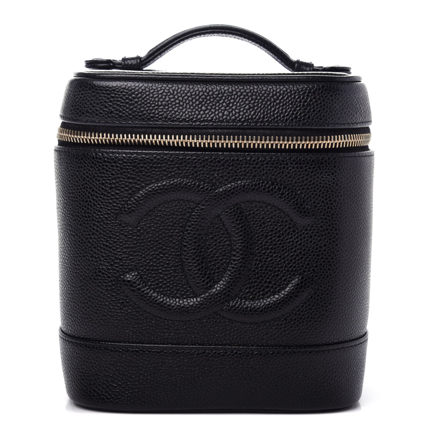 Chanel Caviar Cosmetic Vanity Bag Black 1 of 7