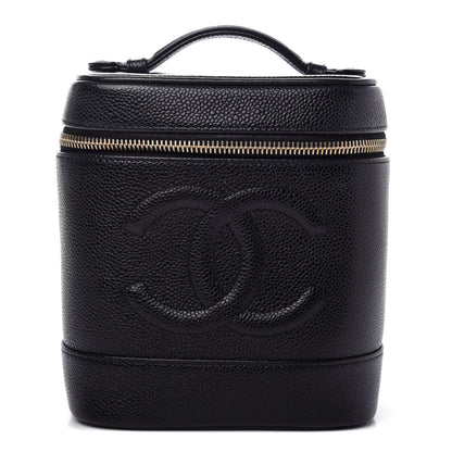 Chanel Caviar Cosmetic Vanity Bag Black 1 of 7