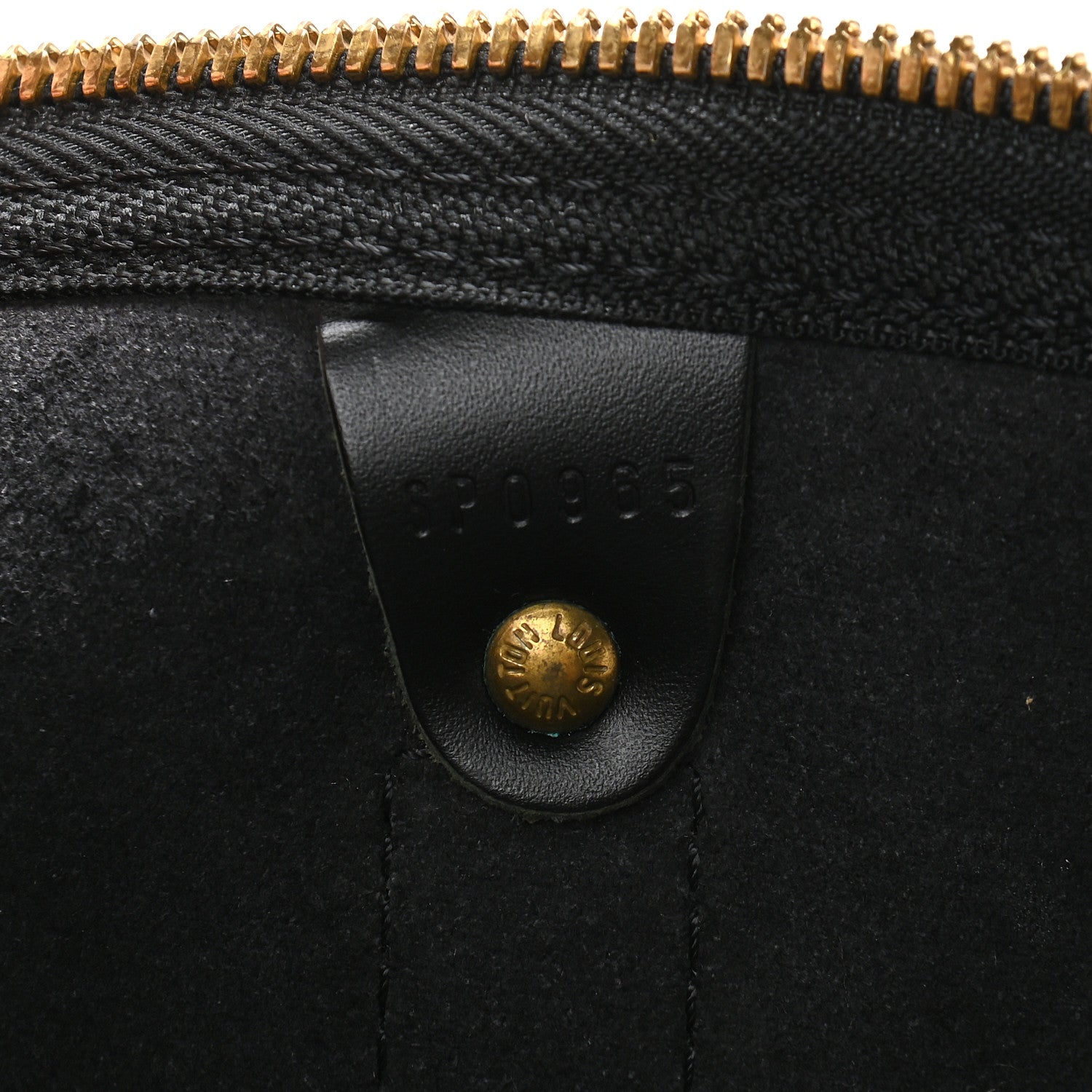 Louis Vuitton Epi Keepall 55 Black 7 of 9