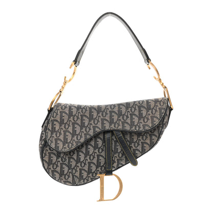 Christian Dior Monogram Saddle Bag Blue 1 of 16