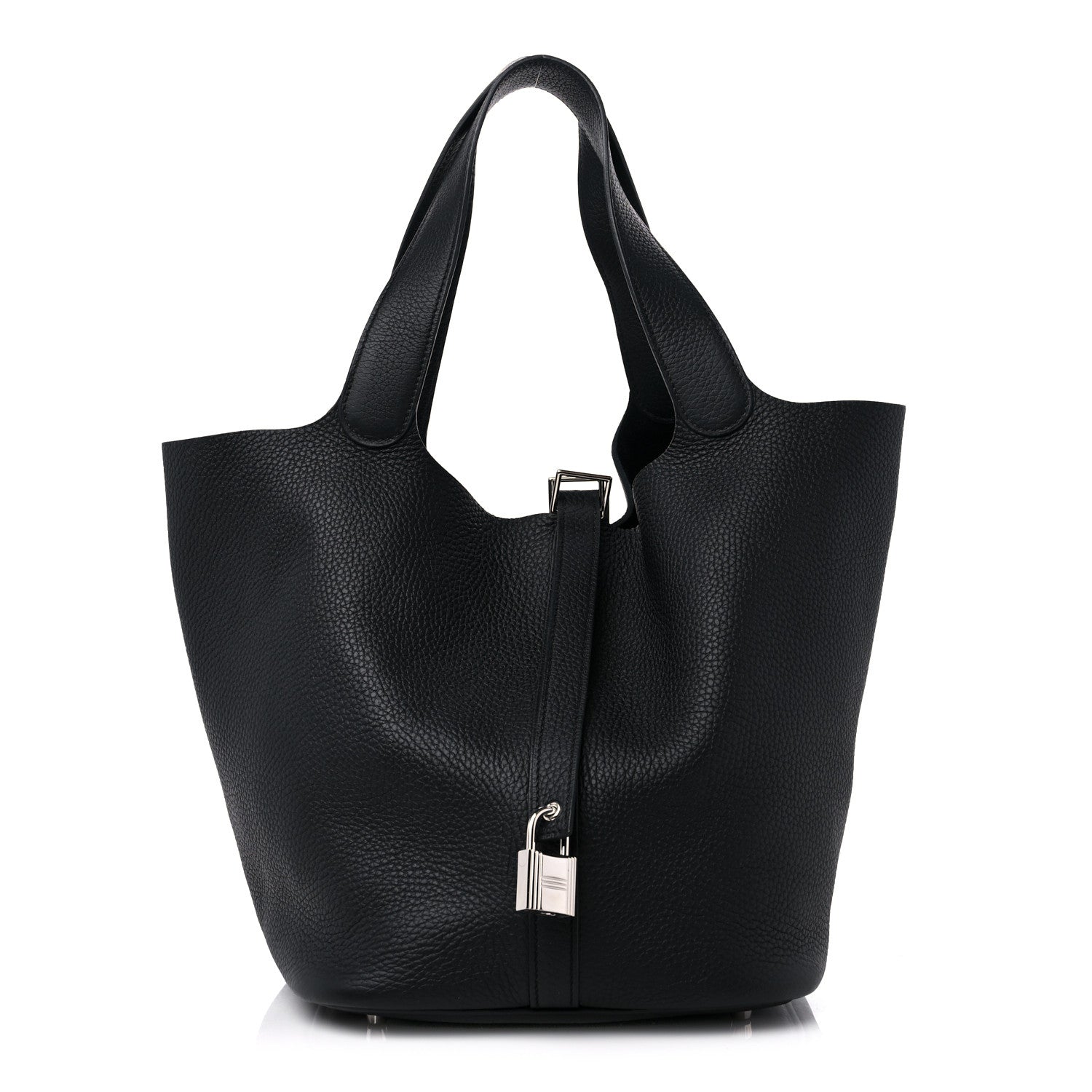 Hermes Taurillon Clemence Picotin Lock 26 GM Black 1 of 8