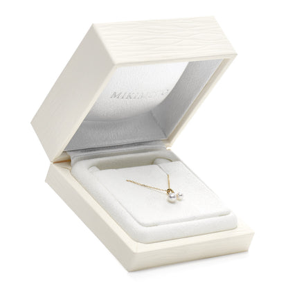 Mikimoto 18K Yellow Gold Akoya Pearl 4-5mm Pendant Necklace 5 of 5
