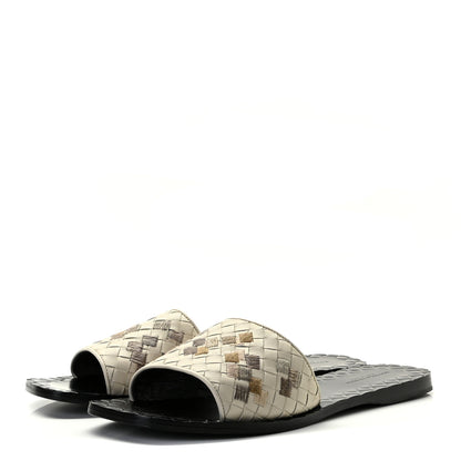 Bottega Veneta Nappa Intrecciato Armerina Flat Sandals 39 Mist 2 of 10