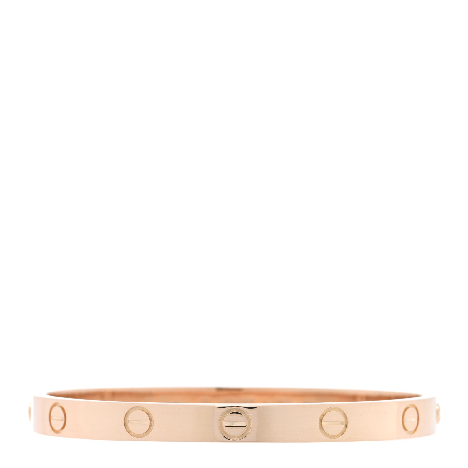Cartier 18K Pink Gold LOVE Bracelet 17 1 of 8