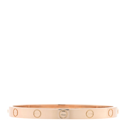Cartier 18K Pink Gold LOVE Bracelet 17 1 of 8