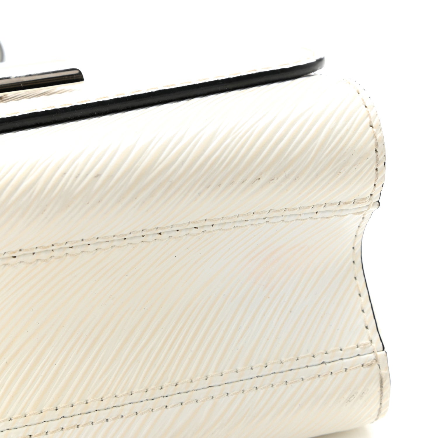 Louis Vuitton Epi Twist Shoulder Bag PM White 9 of 10