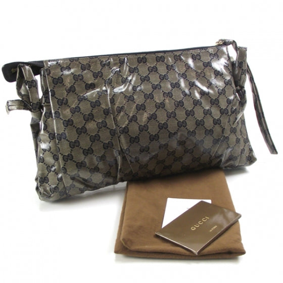 Crystal GG Hysteria Clutch Blue