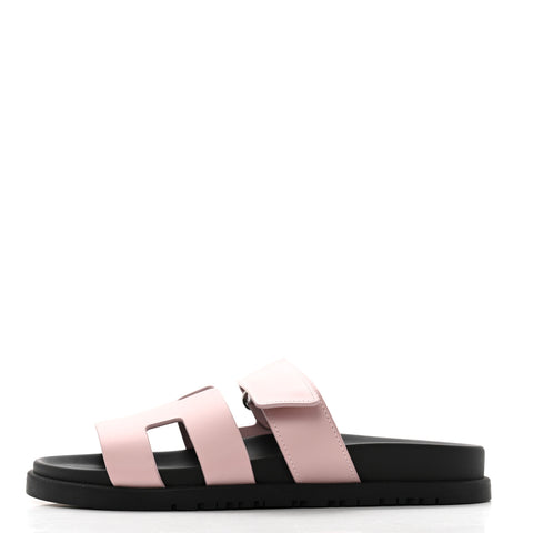 Calfskin Womens Chypre Sandals 36.5 Rose Cancan