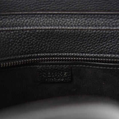 Celine Drummed Calfskin Nano Luggage Black 8 of 9