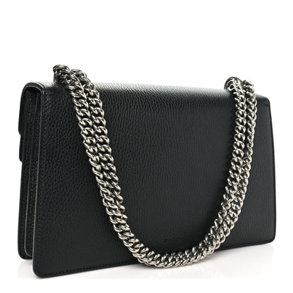 Gucci Pebbled Calfskin Small Dionysus Shoulder Bag Black 2 of 9