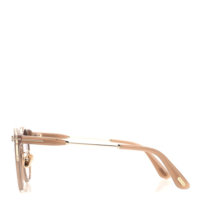 Tom Ford Acetate Round Sunglasses Brown 3 of 7