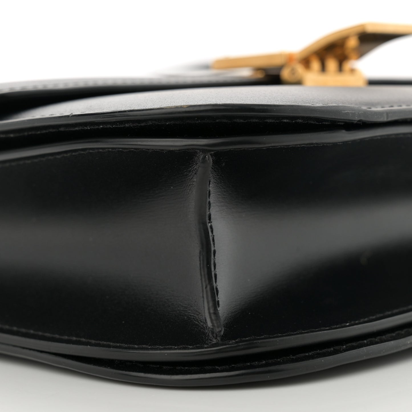 Liege Calfskin Medium Classic Box Flap Bag Black