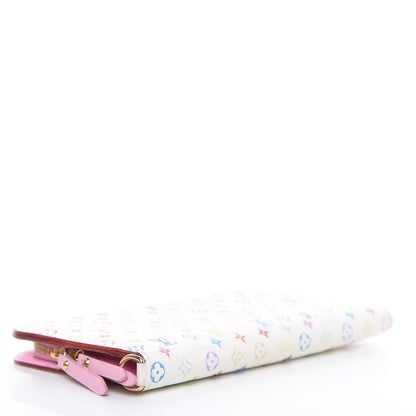 Louis Vuitton Monogram Multicolor Insolite Wallet White Litchi 4 of 11