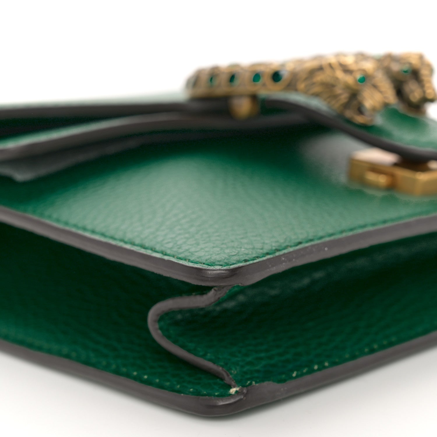 Gucci Calfskin Mini Dionysus Shoulder Bag Emerald 9 of 12