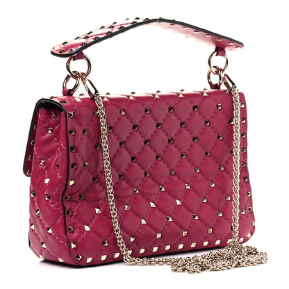 Valentino Garavani Nappa Medium Rockstud Spike Shoulder Bag Camelia 2 of 4