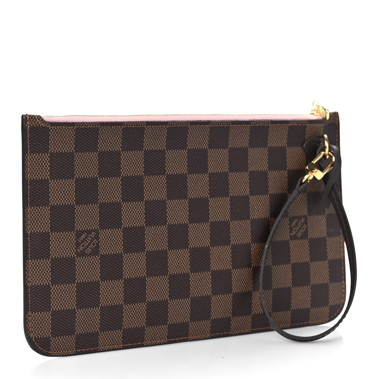 Damier Ebene Neverfull MM GM Pochette Rose Ballerine
