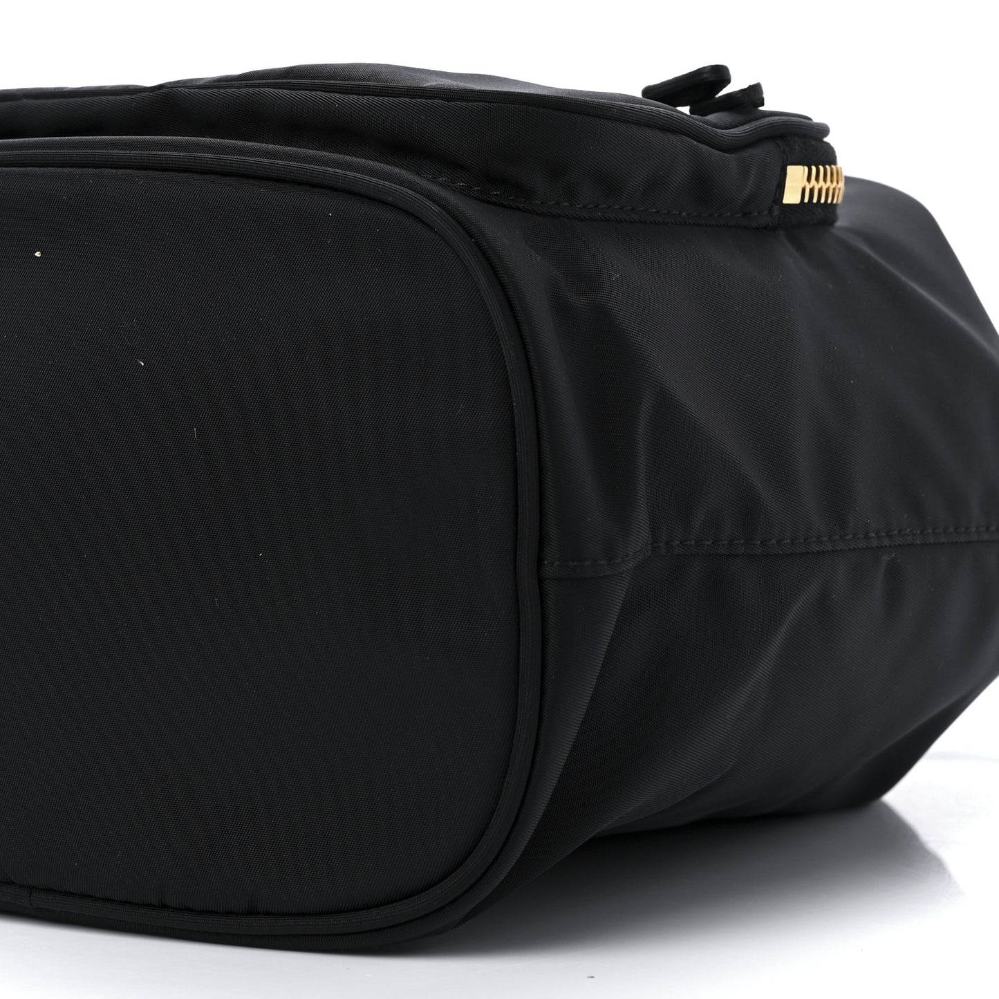 Re-Nylon Duet Drawstring Shoulder Bag Black