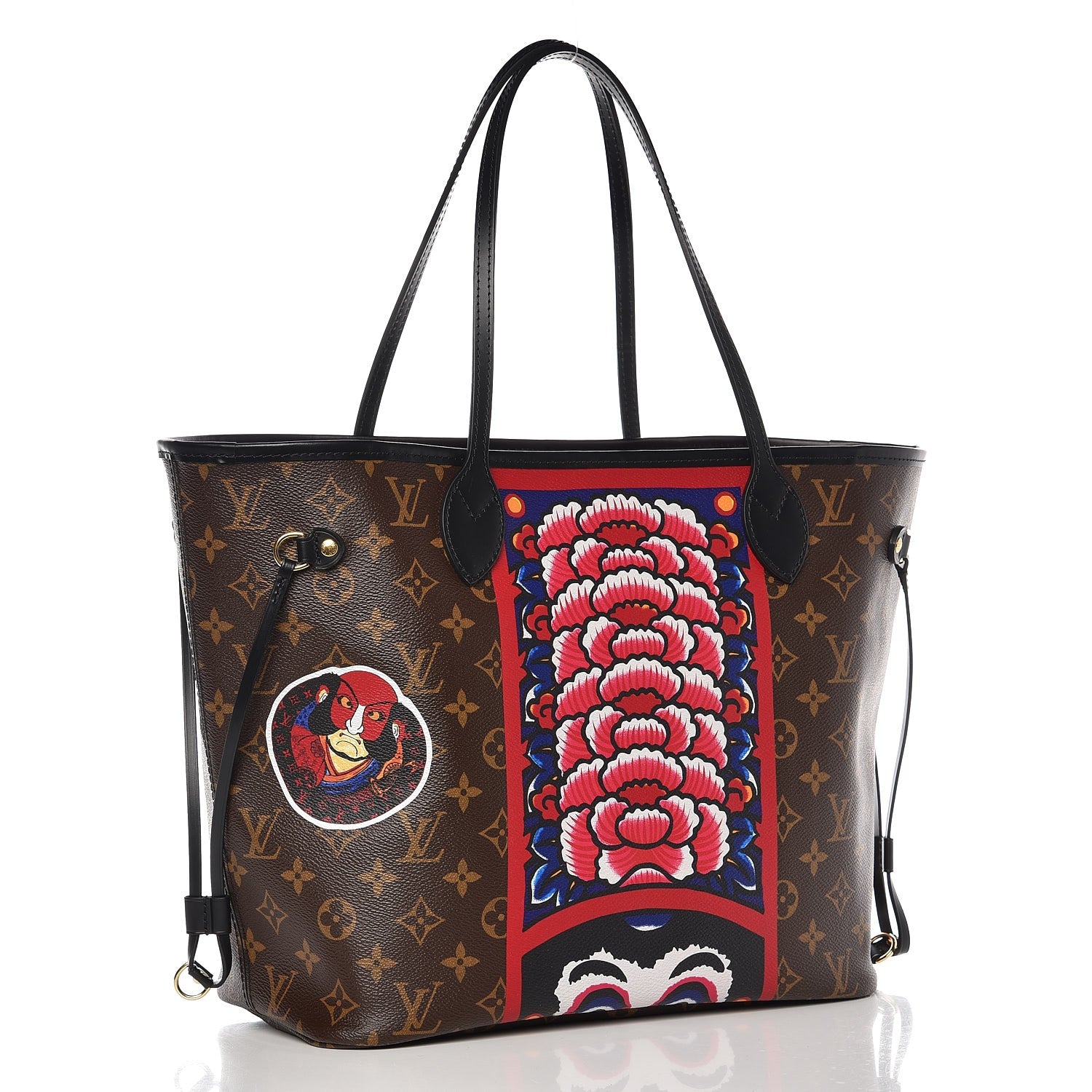 Louis Vuitton Monogram Kabuki Neverfull MM 4 of 13