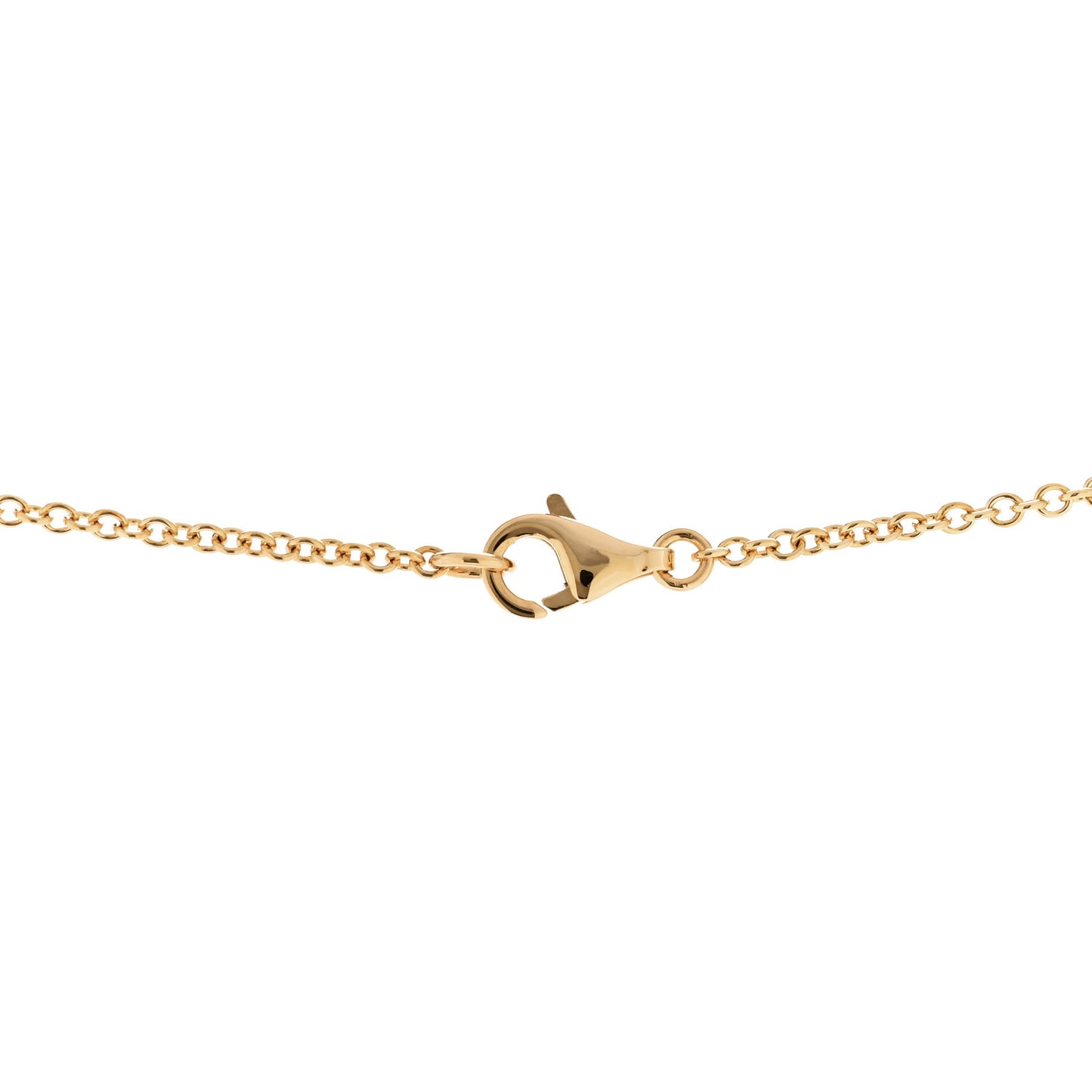 18K Yellow Gold Diamond Delilah Crescent Necklace