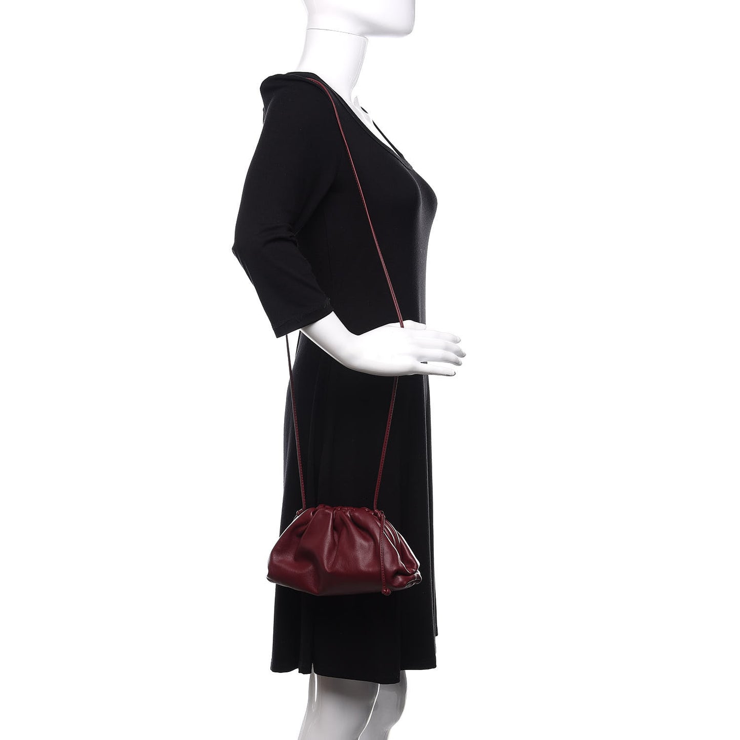 Butter Calfskin The Mini Pouch Bordeaux