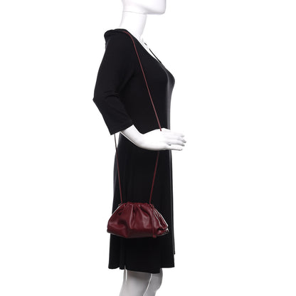 Bottega Veneta Butter Calfskin The Mini Pouch Bordeaux 2 of 9