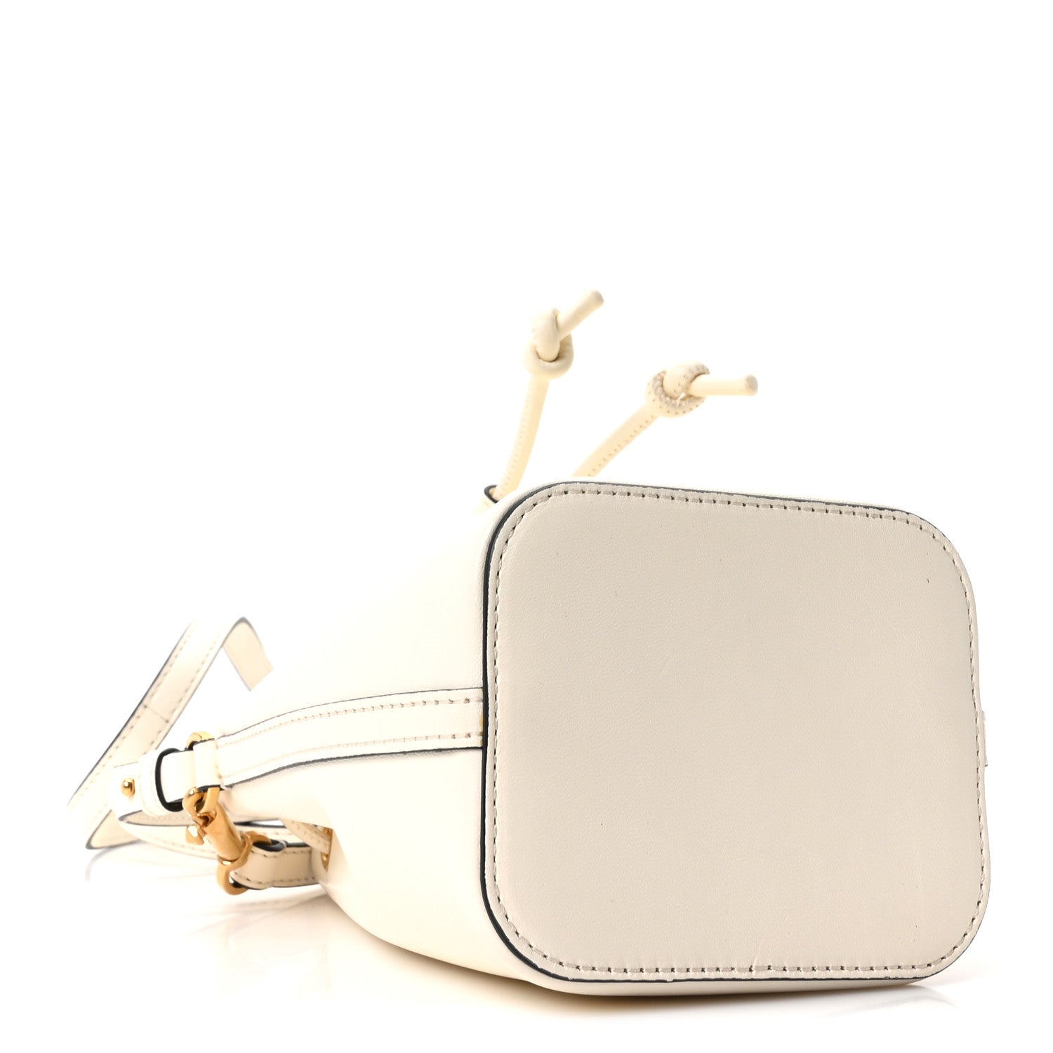 Valentino Garavani Nappa Mini VLogo Signature Bucket Bag Light Ivory 4 of 9