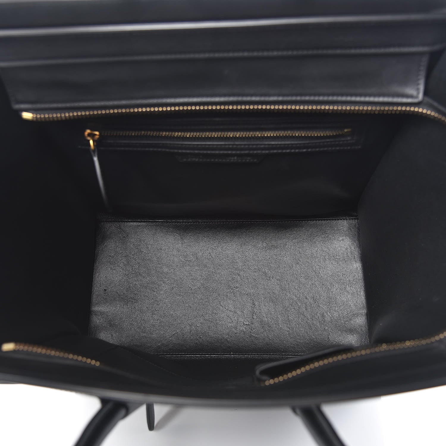 Celine Smooth Calfskin Mini Luggage Black 5 of 13