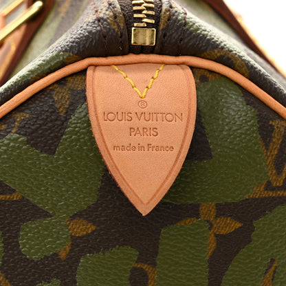 Louis Vuitton Monogram Graffiti Speedy 30 Kaki 6 of 10