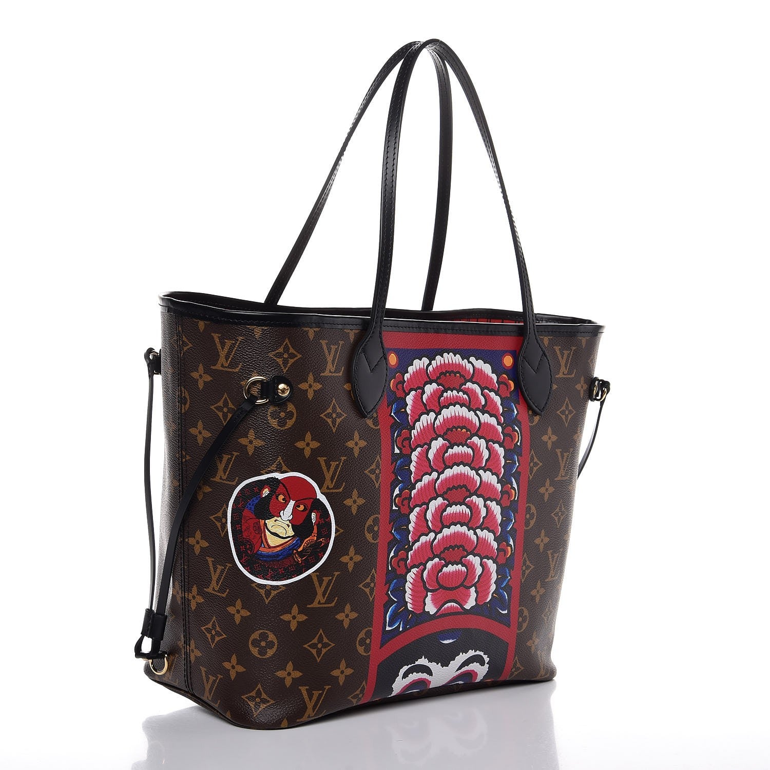 Louis Vuitton Monogram Kabuki Neverfull MM 3 of 8