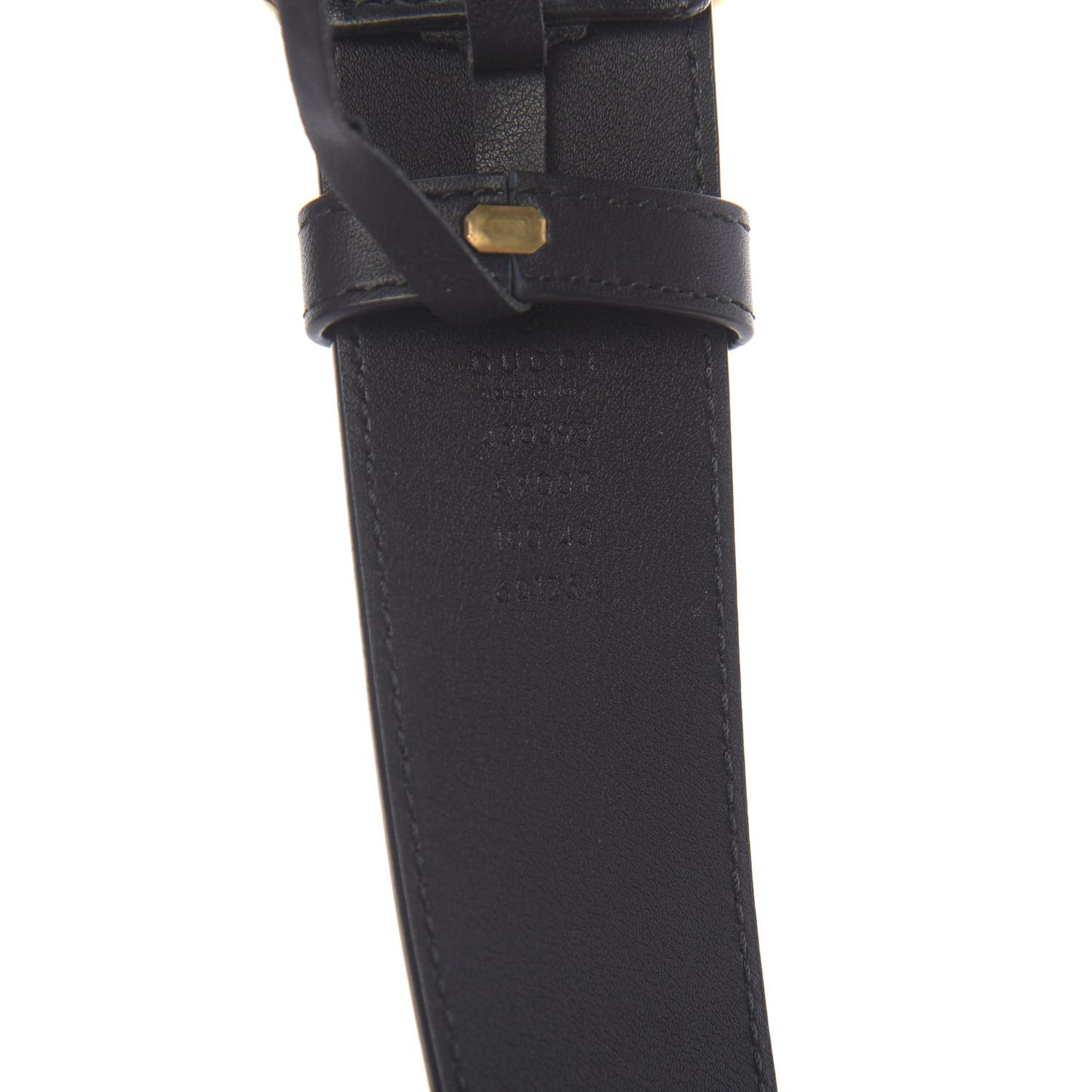 Calfskin Double G 40mm Belt 100 40 Black