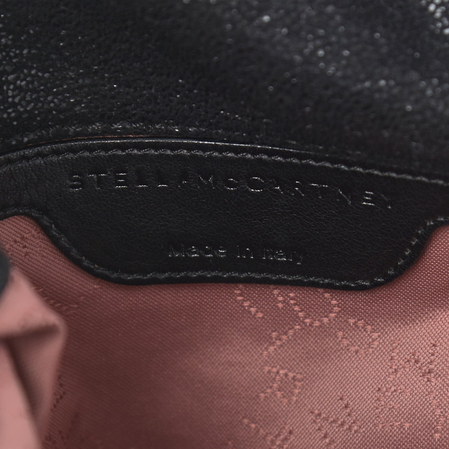 Shaggy Deer Falabella Fold Over Tote Black