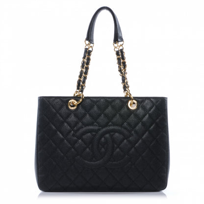 Chanel Caviar Grand Shopping Tote GST Black 1 of 7