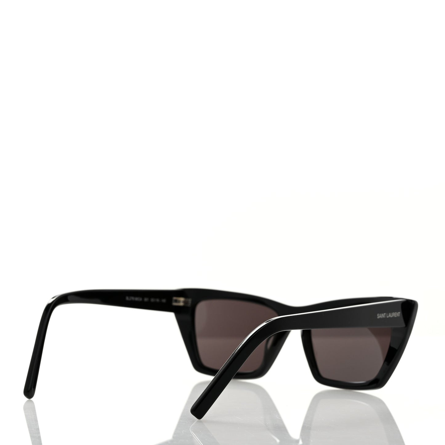 Acetate Mica Cat Eye Sunglasses SL 276 Black