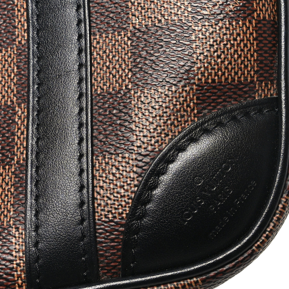 Louis Vuitton Damier Ebene Valisette Souple BB Black 6 of 9