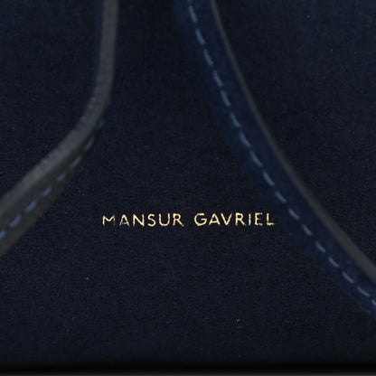 Mansur Gavriel Suede Lady Bag Blue 6 of 12