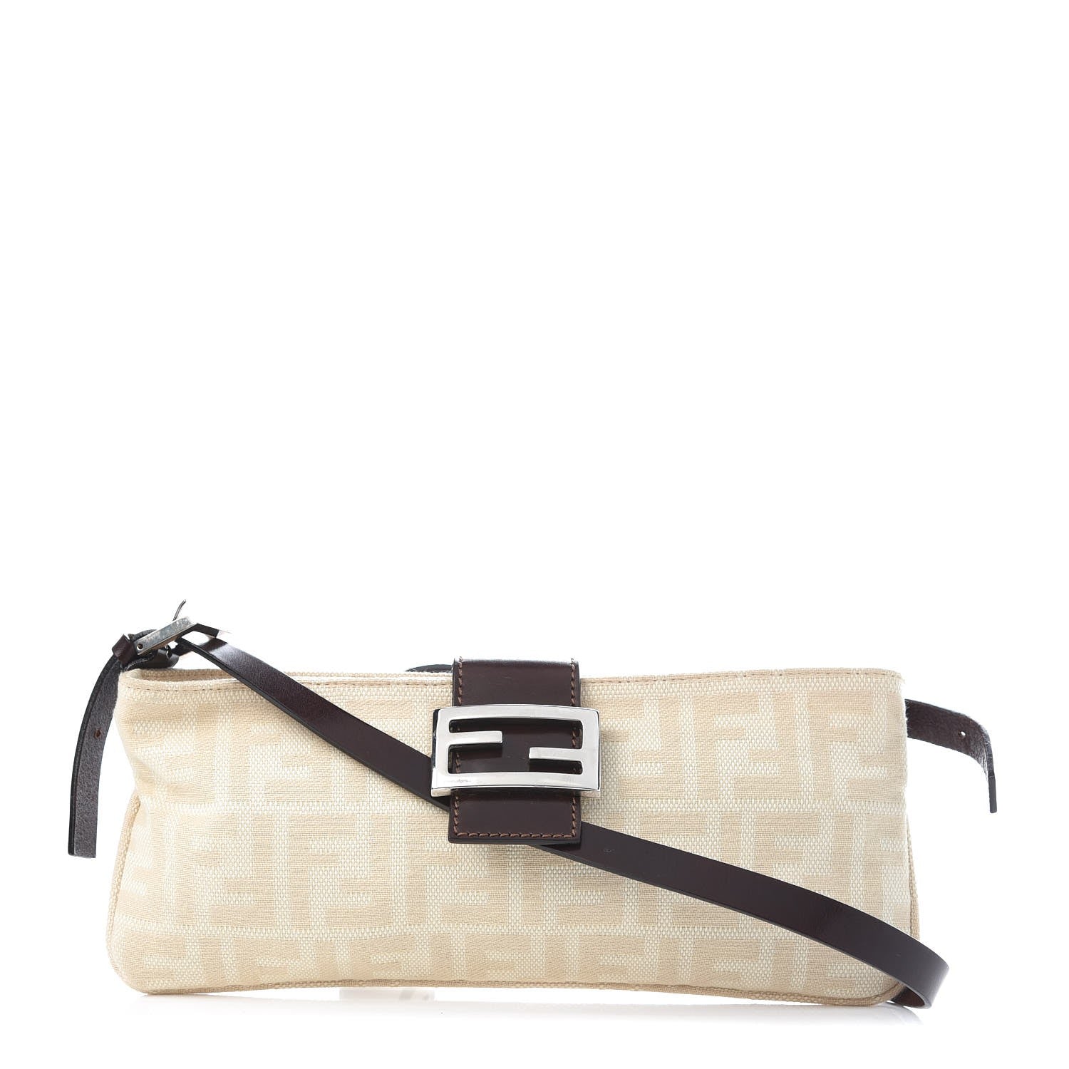 Fendi Zucca Shoulder Bag Beige 1 of 7