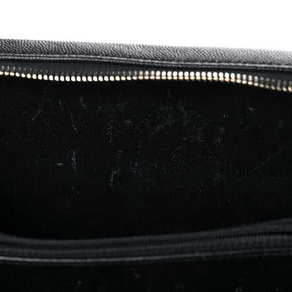 Chanel Caviar Quilted Medium CC Filigree Vanity Case Black 12 of 15