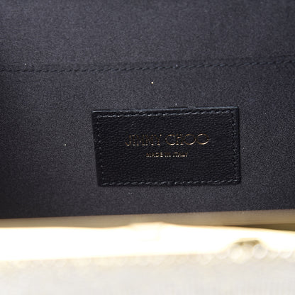 Jimmy Choo Lame Glitter Oversized Clutch Light Bronze 6 of 6
