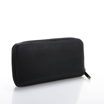 Chanel Caviar Timeless CC Large Gusset Zip Around Wallet Black 3 of 8
