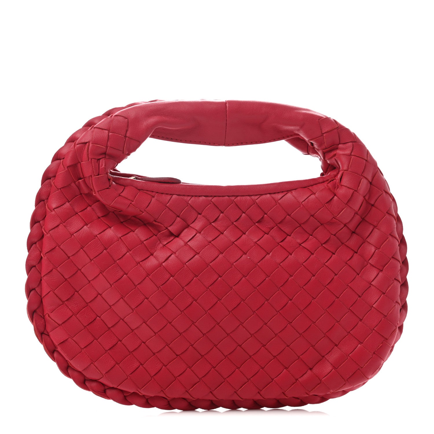 Bottega Veneta Nappa Intrecciato Mini Veneta Hobo Fuchsia 1 of 8