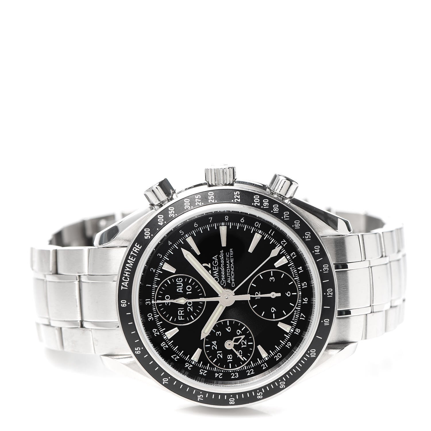 Omega Stainless Steel 40mm Speedmaster Chronograph Automatic Watch Black 3220.50.00 2 of 5