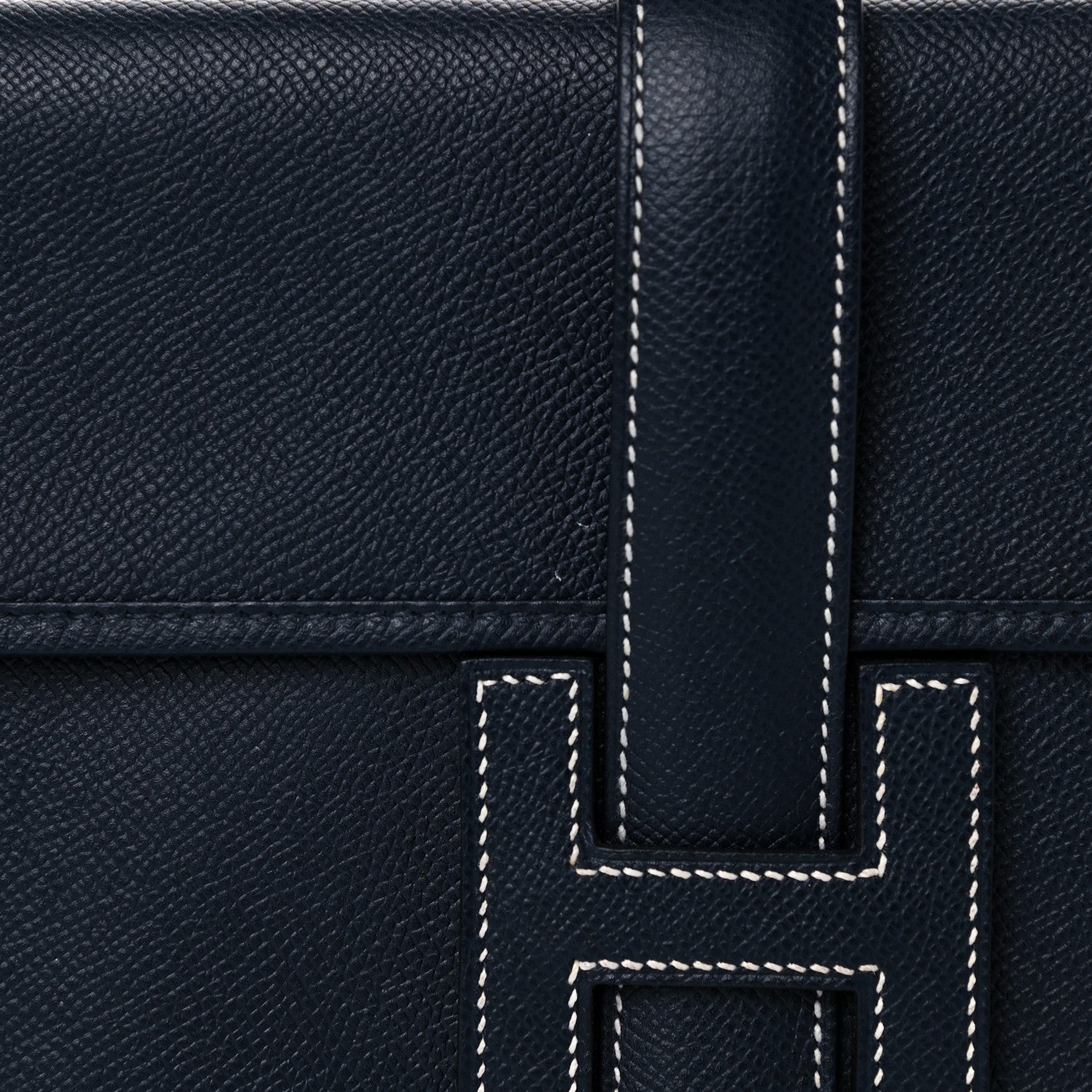 Hermes Epsom Jige PM Clutch Bleu Nuit 11 of 16
