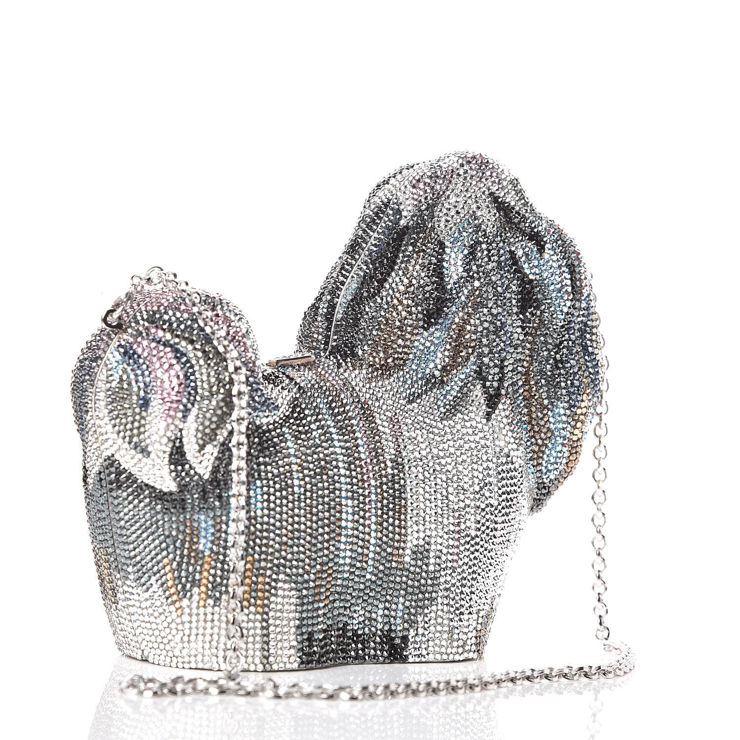 Judith Leiber Crystal Shih Tzu Minaudiere Clutch 4 of 10