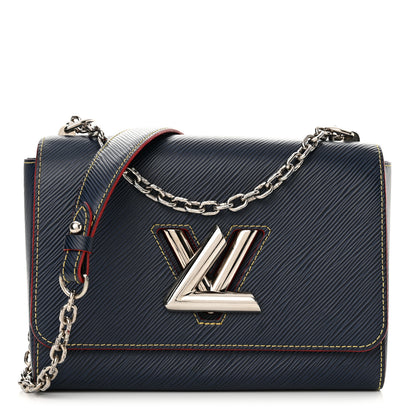 Louis Vuitton Epi Twist Shoulder Bag MM Indigo Piment 1 of 10